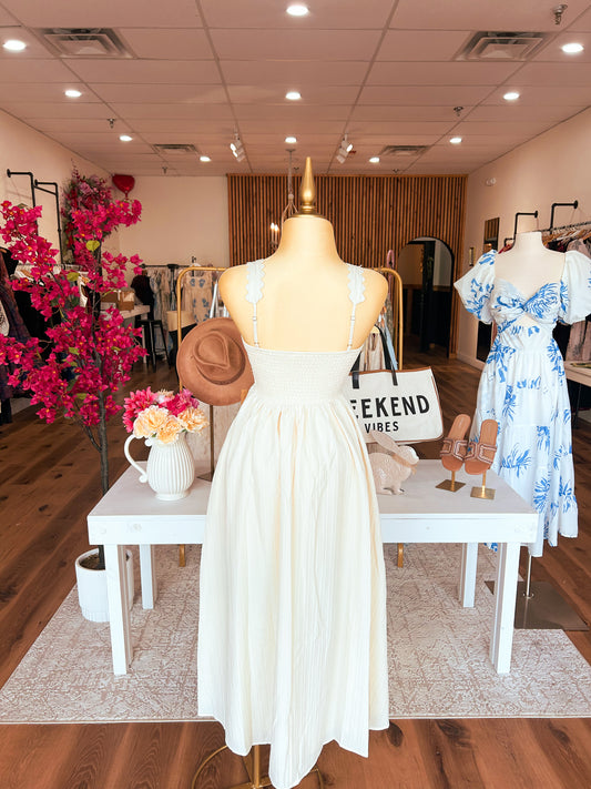 The Ivory Love With Brown Embroidery