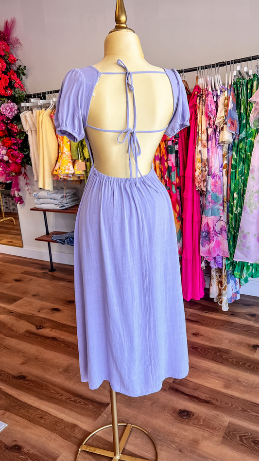 Lilly’s Open Back Dress