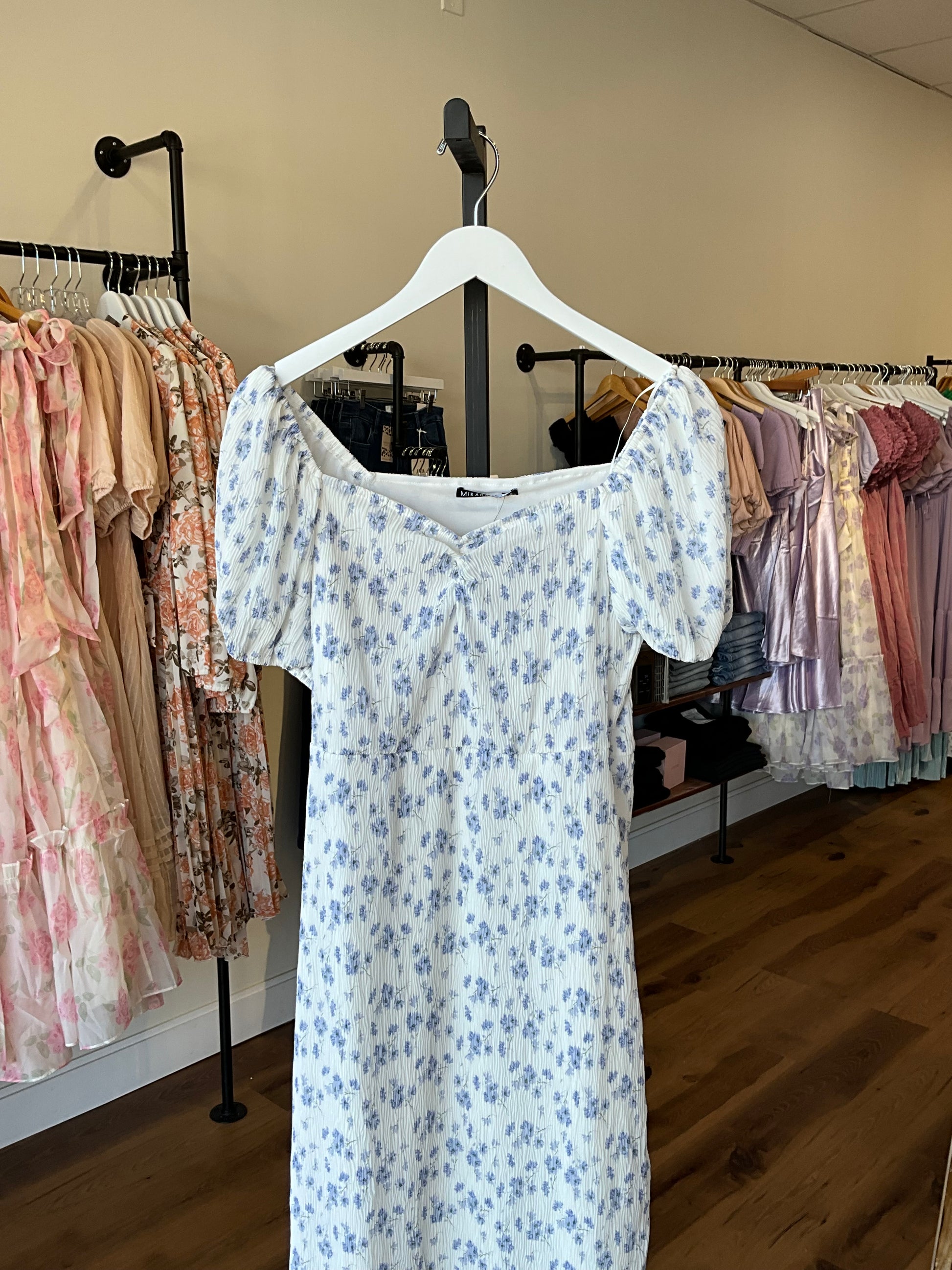 Belle's Blue Dress VANESSA'S BOUTIQUES Belle's Blue Dress VANESSA'S BOUTIQUES