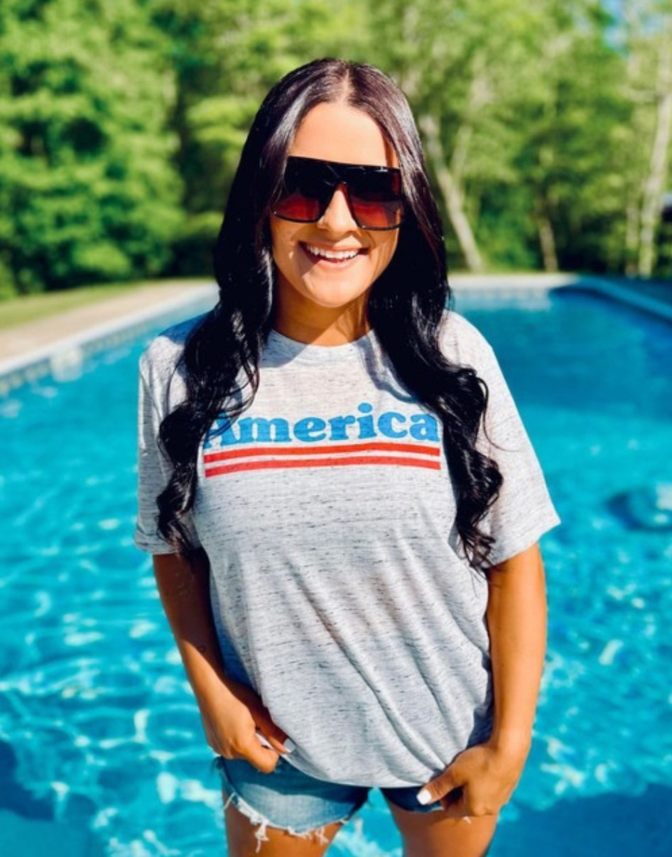 America Marble T-shirt