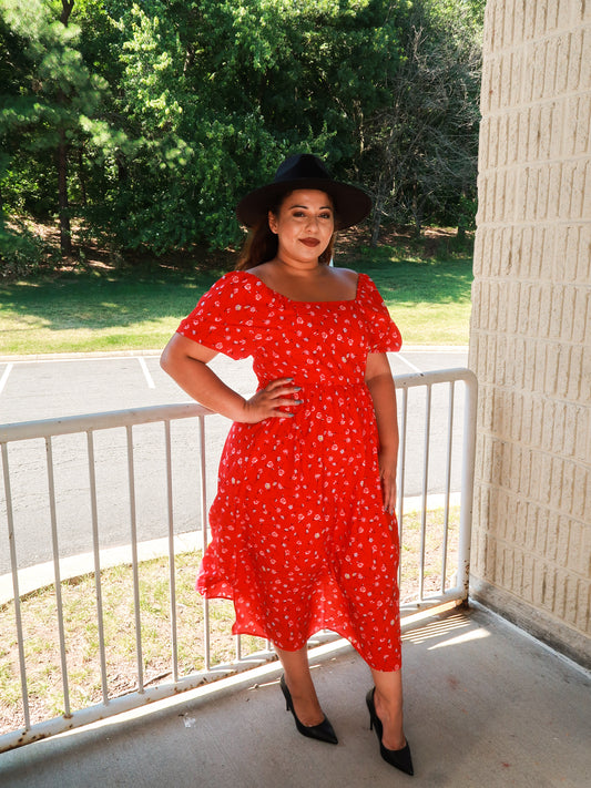 The Cherry Red Dress