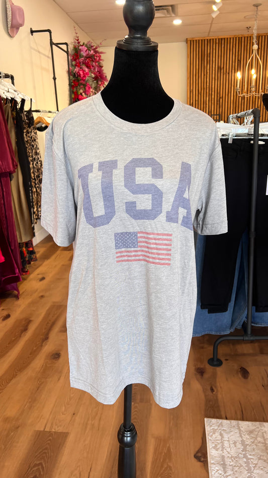 Grey USA T-shirt